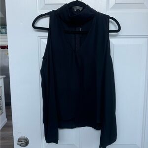 Olivaceous Black Sheer Long Sleeve Too Size Large